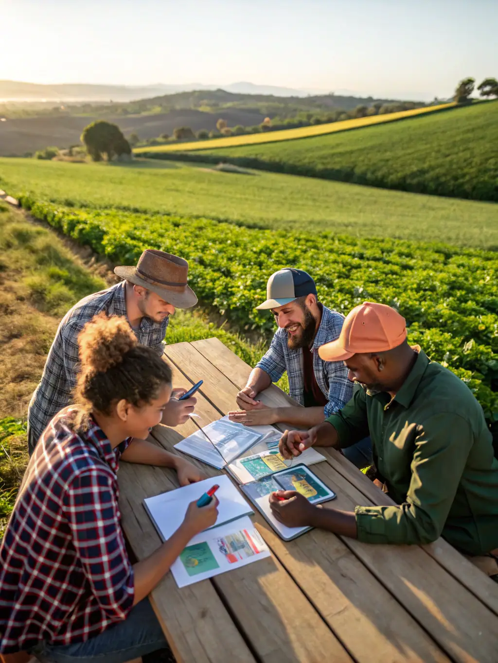 A photo showing members of AMICALE DES PROPRIETAIRES TERRIENS DE NERSAC conducting a workshop on sustainable land management for local landowners in Nersac, emphasizing responsible land use practices.